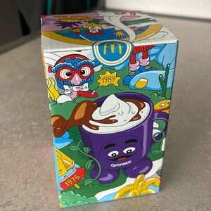 McDonald's 2024 Collector's Cup Edition Glass GRIMACE / NANOBLOCK FRIES Sealed